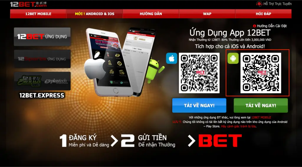 tải 12bet cho Android 